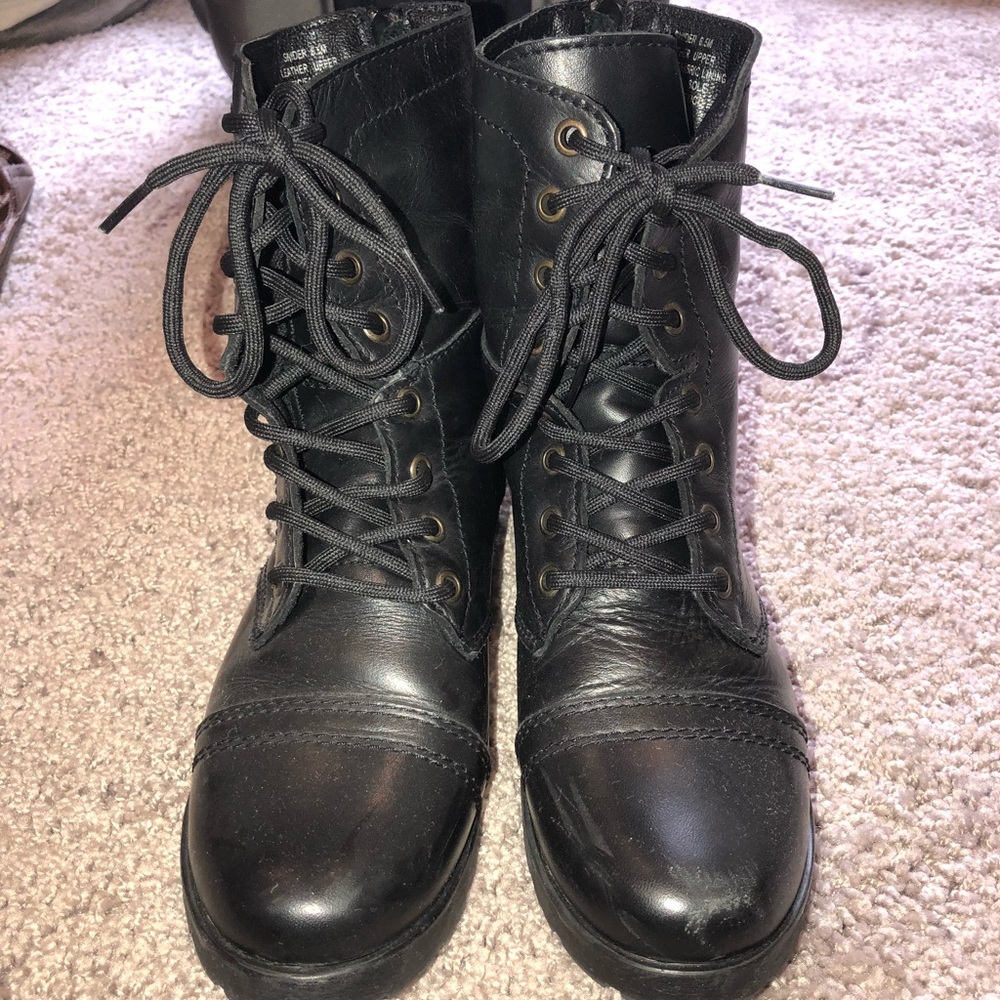 Black Combat Boots